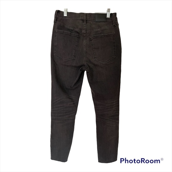 Madewell 9'' Mid-Rise Skinny Jeans in Black Sea - size 27 - Picture 5 of 6